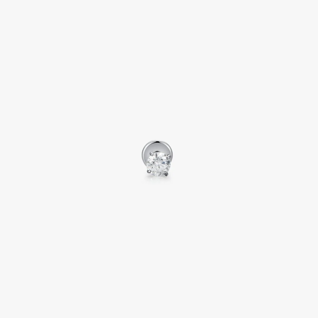 Titanium CZ Flat Back Stud (Single) - Image 11