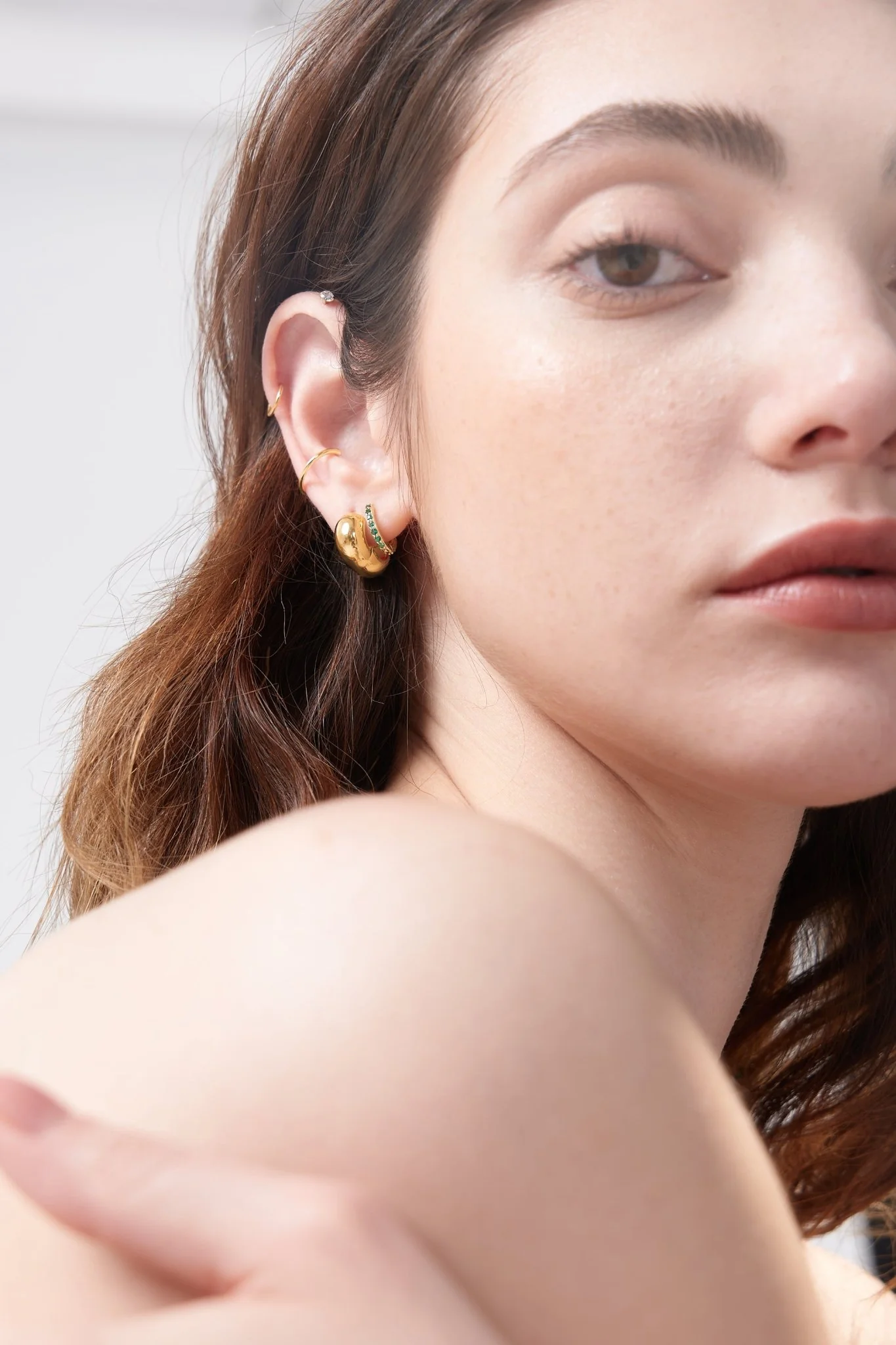 Titanium CZ Flat Back Stud (Single) - Image 4
