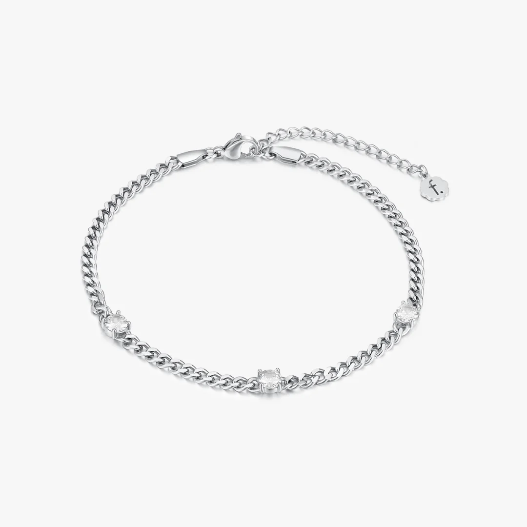 Trio Gem Anklet - Image 6