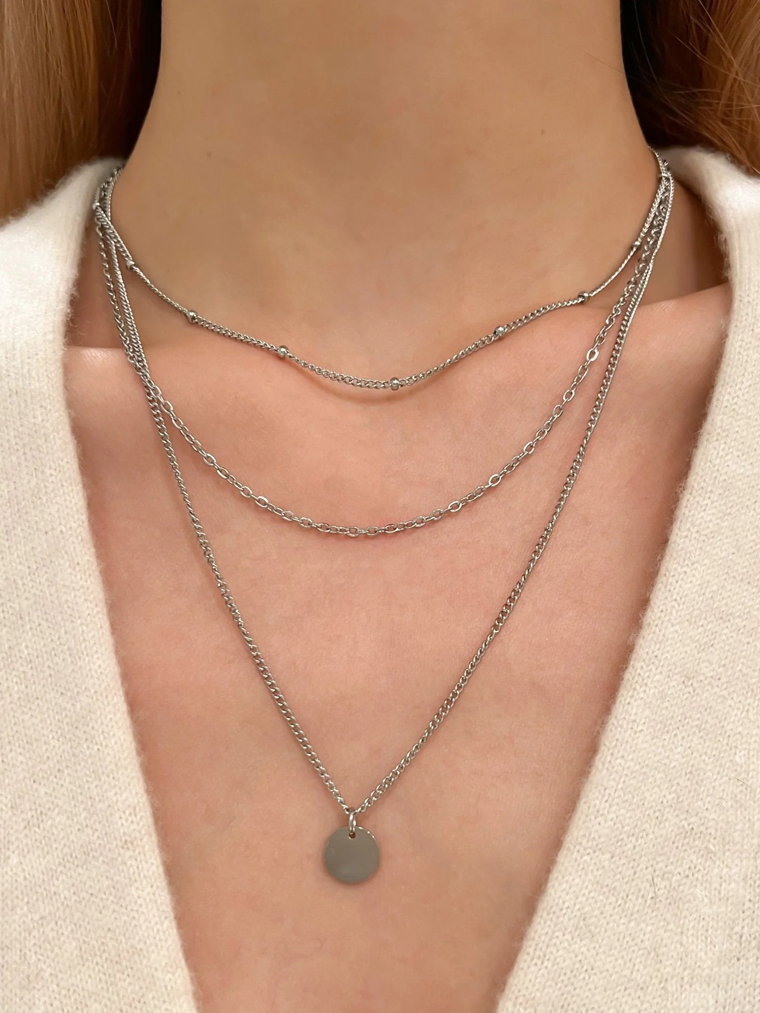 Triple Layered Necklace - Image 3